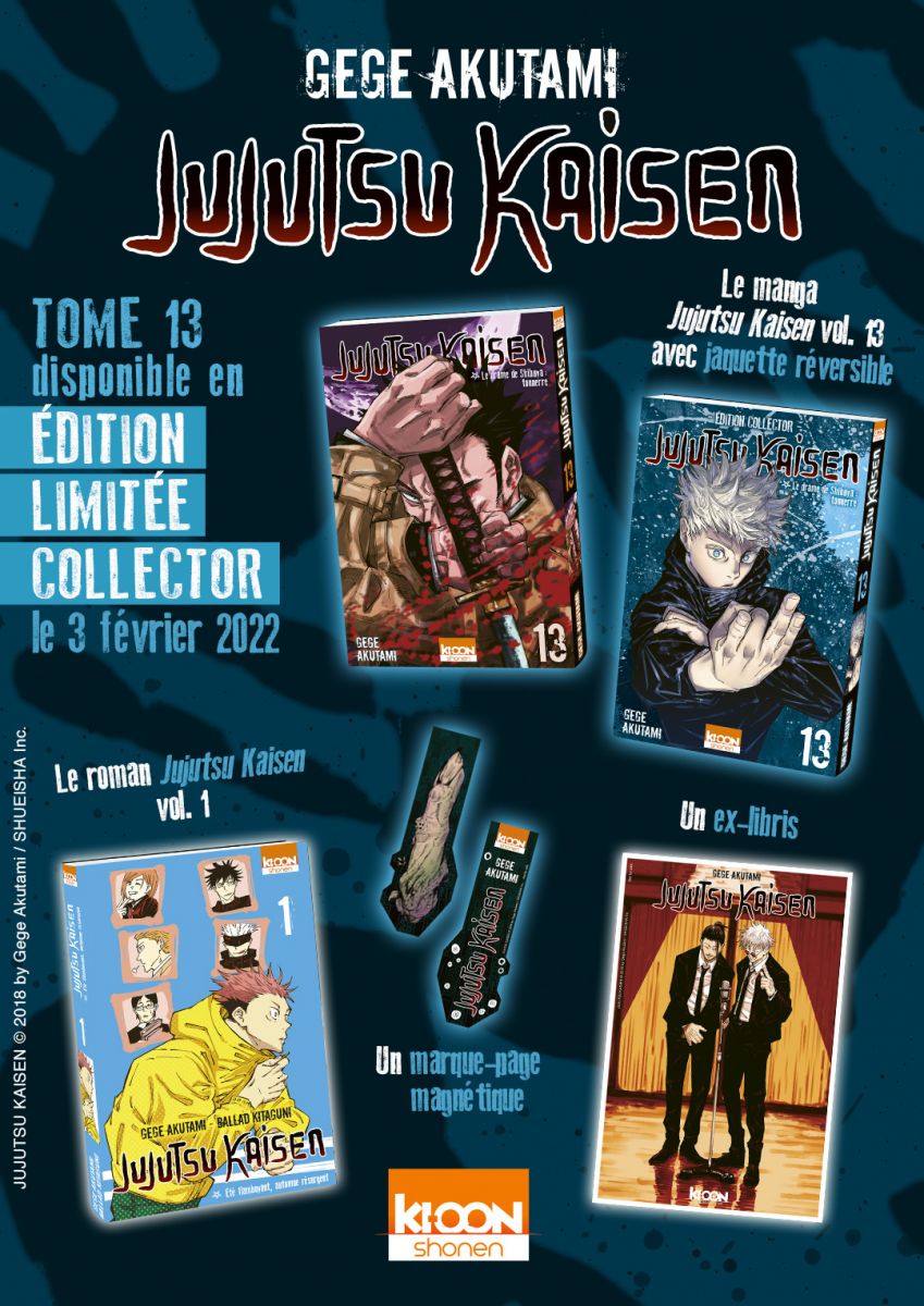 goodies du Manga Jujutsu Kaisen tome 19 coffret collector