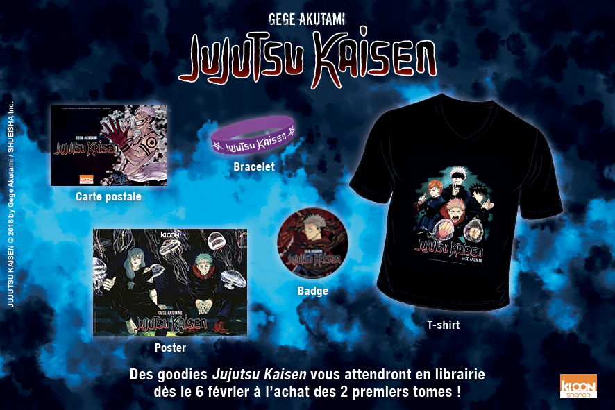 Des cadeaux Jujutsu Kaisen en librairie ! - Actualités