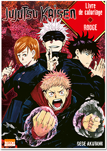 Jujutsu Kaisen – Livre de coloriage Rouge 